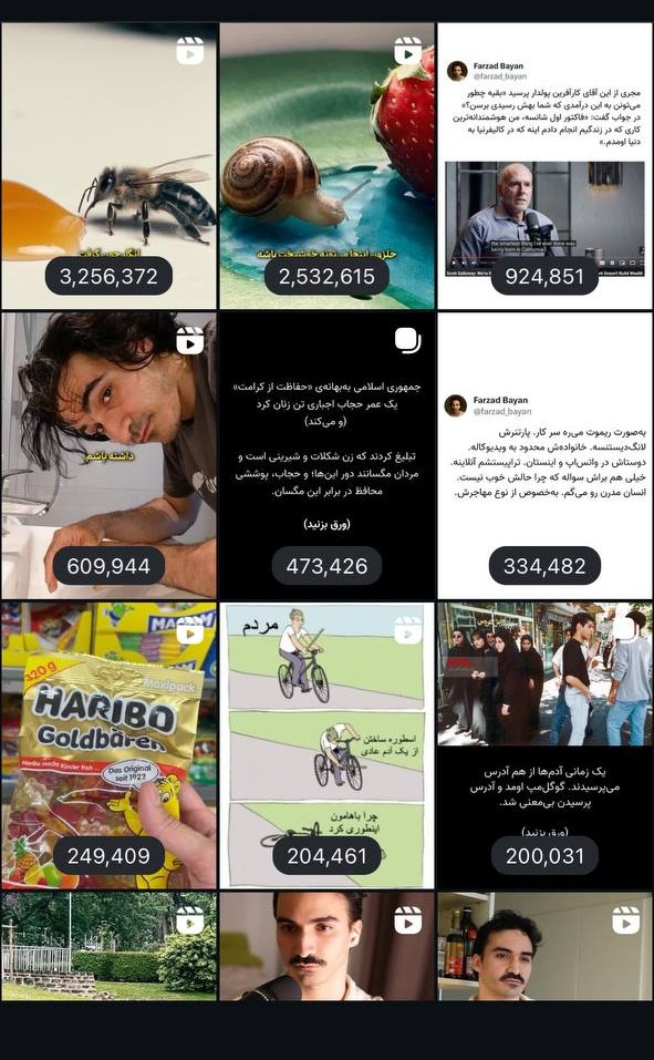 Instagram Stats – Farzad Bayan